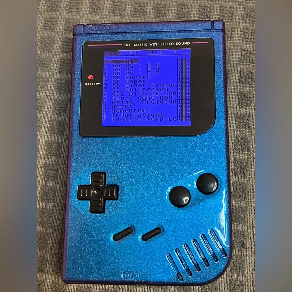 Custom Chameleon “Mystichrome” Game Boy DMG
